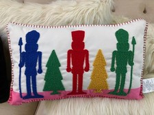 Christmas Nutcracker Tree Decorative Throw Pillow 14" X 22"
