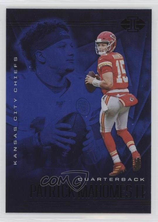 2020 Panini Illusions Trophy Collection Sapphire Patrick Mahomes II #2