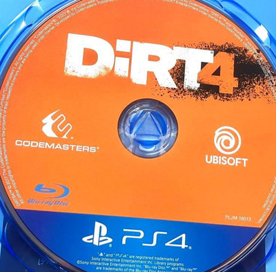 DiRT 4 PlayStation4 PS4 Japanese ver Codemasters Ubisoft Used Tested Disc Only