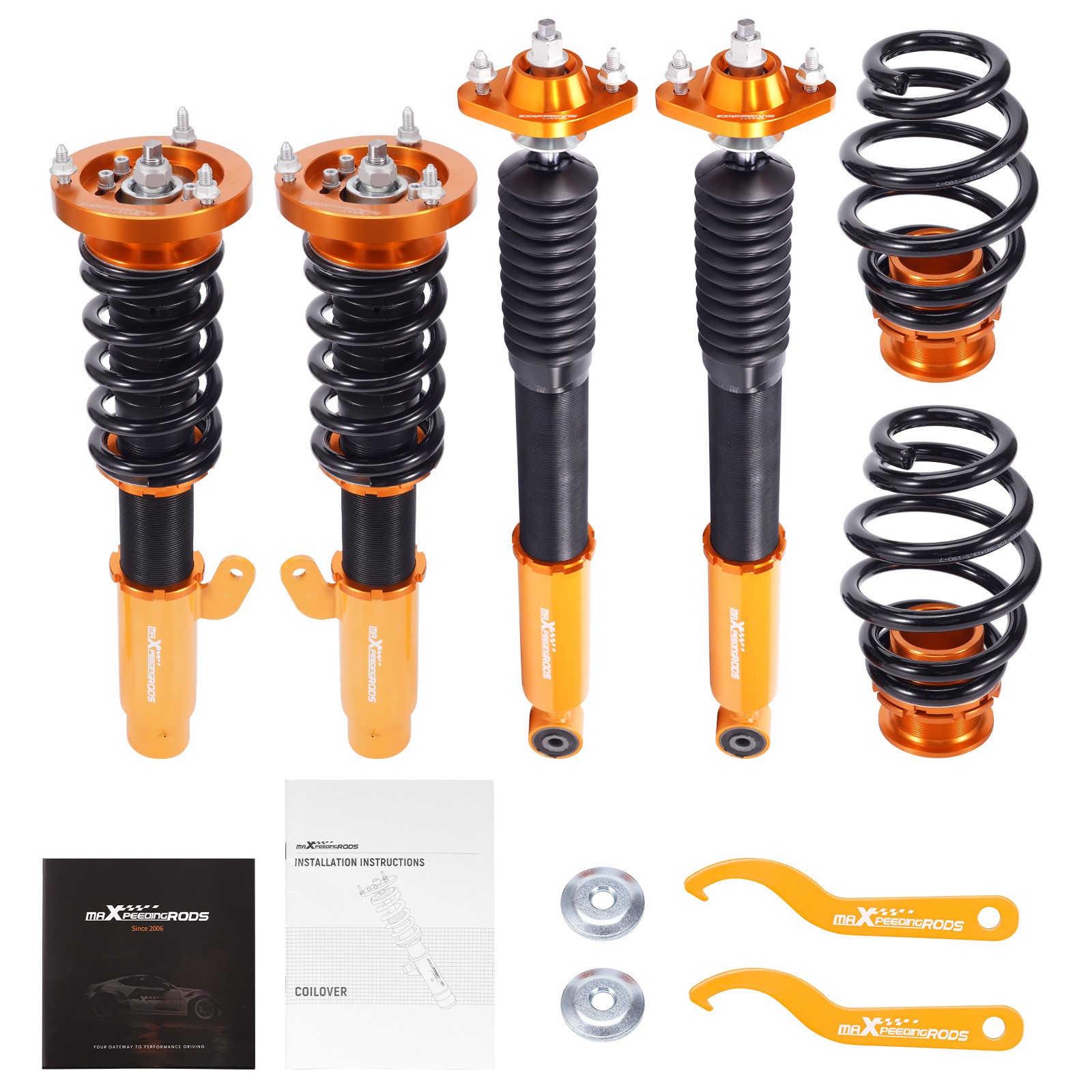 Coilovers for BMW 3 Series E46 Coupe & Saloon 2WD 1998-2006 1999 2000 2001 2002