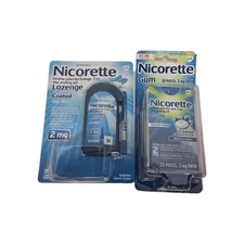 Nicorette Gum/Lozenges White Ice Mint - 2MG (20CT) New