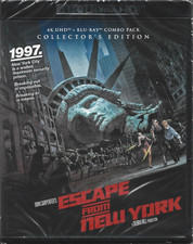 Escape from New York 1981  4K Ultra HD  Blu-ray, Collector's Edition NEW 