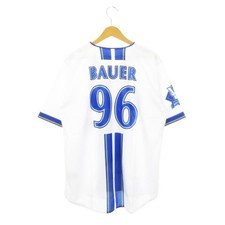 High Quality Replica Uniform Yokohama Dena Baystars Home No.96 Trevor Bauer Shir