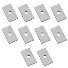 10 PCS M6 Square Nuts 304 Stainless Steel Rectangular Fasteners 20x15x5mm