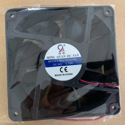 1PCS New MING QUAN MQ12038HBL DC24V 0.35A 2-wire Cooling Fan *hu