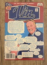 Vin Scully - Pop Fly Pop Shop Art Print - Daniel Jacob Horine  #462/751