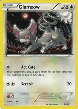 Glameow (27) Common XY Trainer Kit: Pikachu Libre & Suicune 27/30 MP