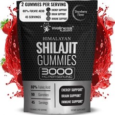 Shilajit-Gummies 3000mg   Energy, Immune  Brain Support  90 Ct  Men  Women