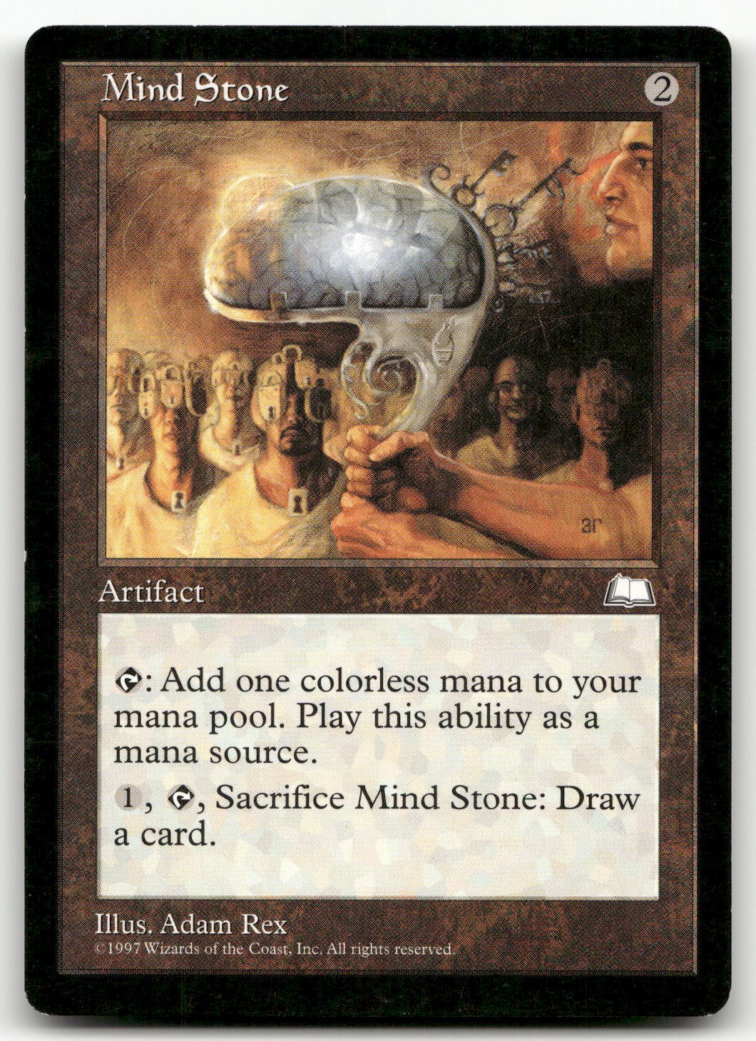 Mind Stone (LP) Weatherlight WTH Magic MTG