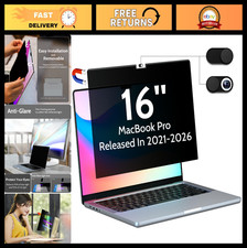 Magnetic Privacy Screen Filter for 16" MacBook Pro 2021-2026 - Anti-Glare, Blu