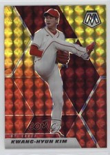 2021 Panini Mosaic Choice Fusion Red & Yellow Prizm 42/64 Kwang-Hyun Kim #13 nd3