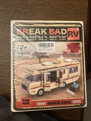 NEW Breaking Bad RV Building Block Kit Camper Van Heisenberg 66002 986 2023 Set