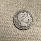 1905 P Barber Silver Quarter VG Very Good U.S. 25c Coin QA