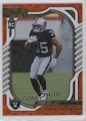 2022 Panini Absolute Rookies Orange Mosaic /199 Zamir White #134 Rookie RC 19zg