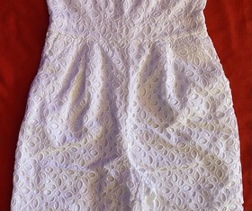 J. Crew Women's Kasana White Lace Eyelet Ruffled Jumpsuit Wide Leg Size 2
