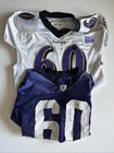 Baltimore Ravens, Jason Brown, Preseason Game Worn Used Jersey Nfl 2007