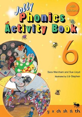 Jolly Phonics Activity Book 6 | In Precursive Letters (British English edition)