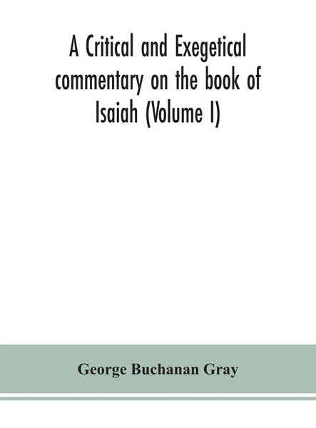 George Buchanan Gray | A Critical And Exegetical Commentary On The Book Of...-image