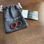 ALKEME Set of  2 Stretch Beaded Gemstone Rings NEW IN BAG — photo 1