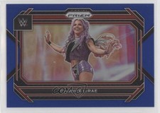 2023 Panini Prizm WWE Blue Prizm 63/199 Candice LeRae #21 0dh9