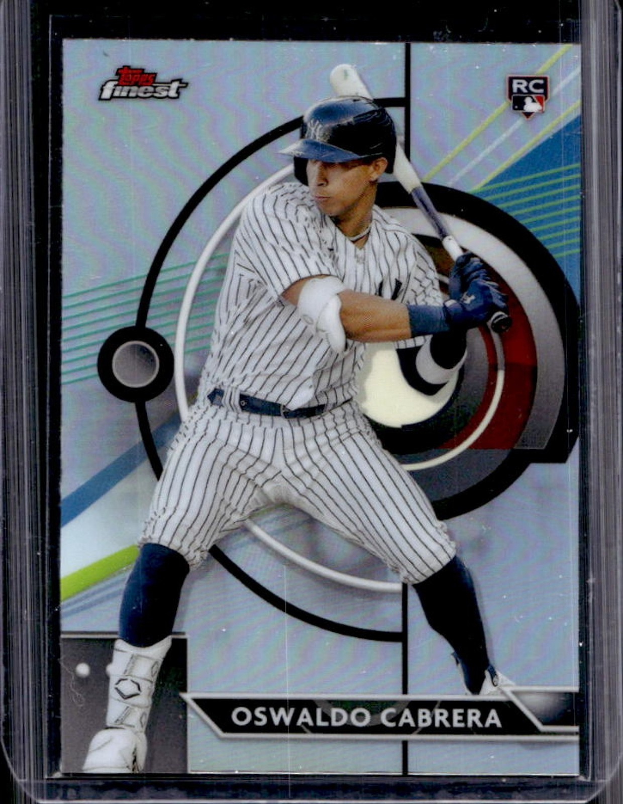 2023 Topps Finest Oswaldo Cabrera RC Refractor Rookie #41 Yankees
