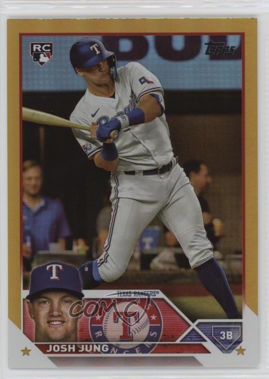 2023 Topps Series 2 Gold Foil Josh Jung #529 2g8