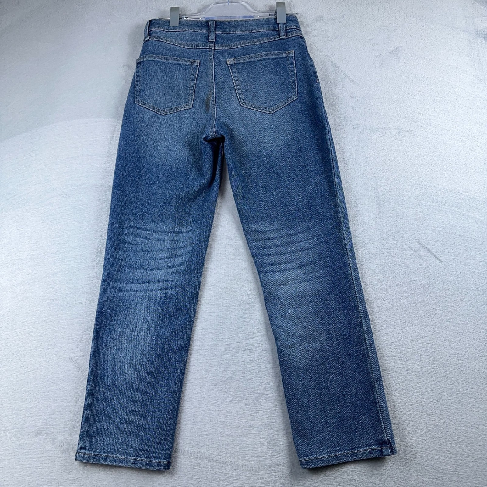 Peace Love Eco by Rewash Jeans High Rise Straight Legs Denim Womens Blue SZ 1/25