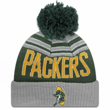 NFL Authentic NWT Green Bay Packers New Era Sideline Sport Knit Beanie/Trapper