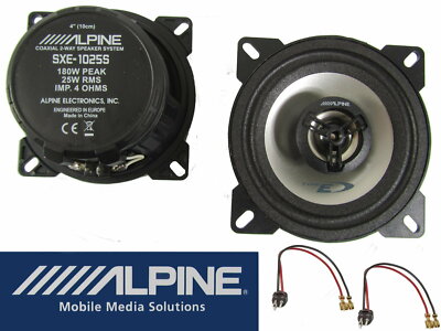 Alpine Audio Lautsprecher Coax 180W passend für Mercedes Benz 190er W201 vorn  
