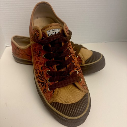 BALL BAND Vintage USA Brown Canvas Casual Sneakers Shoes Chuck Taylor US M8.5 - Picture 1 of 16