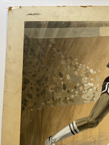 Vintage Painting State Basketball Illustration By Mike Phillips 1970’s Retro - Picture 4 of 15