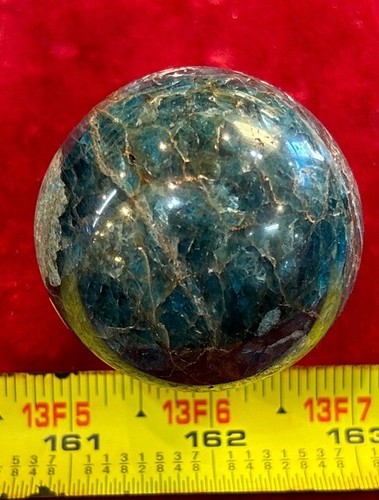 "Esfera apatita azul de 2"" 223 gramos" - Imagen 3 de 14