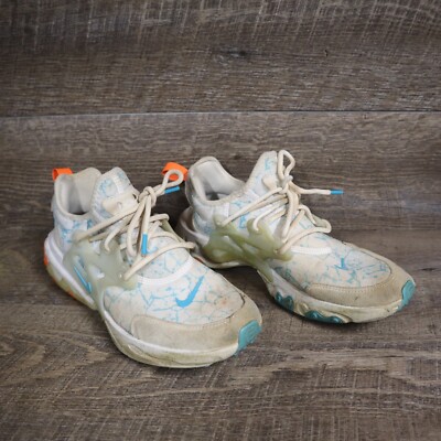 NIKE REACT PRESTO PRINT (GS) KID'S SHOES CT6624 100 SIZE 5.5Y