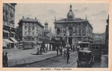 Postcard Milano - Piazza Cordusio, Unposted VTG VPC01.