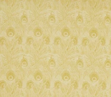 LIBERTY ARTS FABRIC DESIGN "Hebe" 2.8 METRES LICHEN CHARTREUSE LINEN UNION