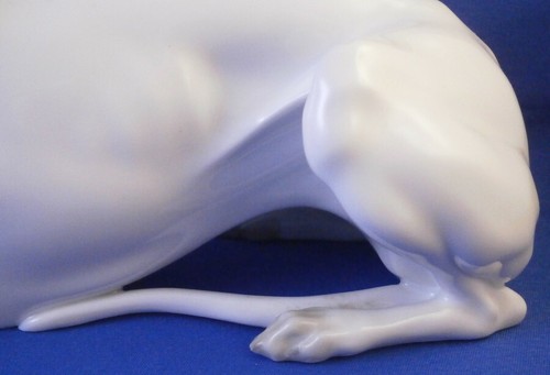 Augarten Porcelain Greyhound Dog Figurine Figure Porzellan Hund Figur Vienna - Picture 4 of 10