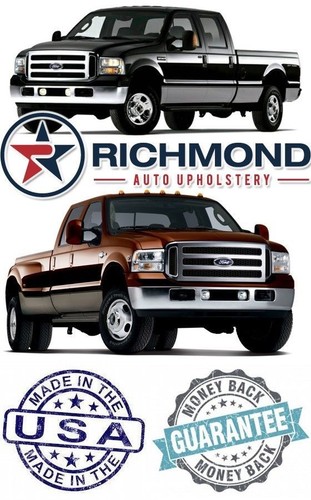 2005 2006 Ford F250 Lariat Crew -PASSENGER Side Lean Back Leather Seat Cover TAN - Bild 10 von 10