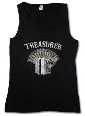 TREASURER PATCH DAMEN TANK TOP Live To Ride Biker SAMCRO Rocker Club SOA 1%