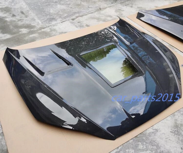 Carbon Fiber Front Hood Vented Bonnet Cover Fit For Audi A5 B9 S5