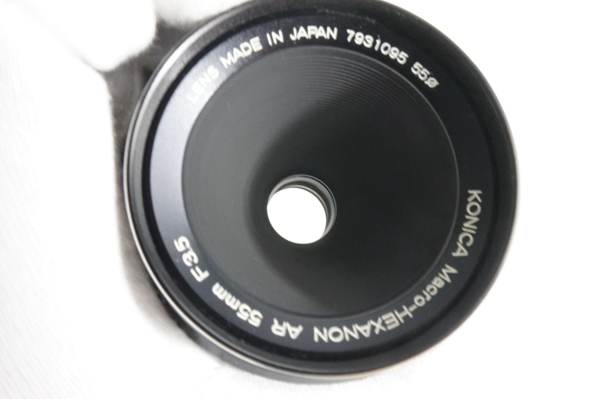 KONICA Macro-HEXANON AR 55mm F3.5 Close-Up MF Lens From