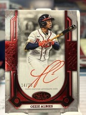 2024 Topps Tier One  Prime Performers Ozzie Albies Auto /25