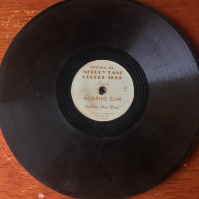 Memphis Slim Grinder Man Blues Mistake In Life G+ MELODY LANE Chicago blues 78