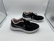 Nike Shoes Youth 5Y Star Runner 3 Running Sneakers Black Mesh Logo DA2776-002