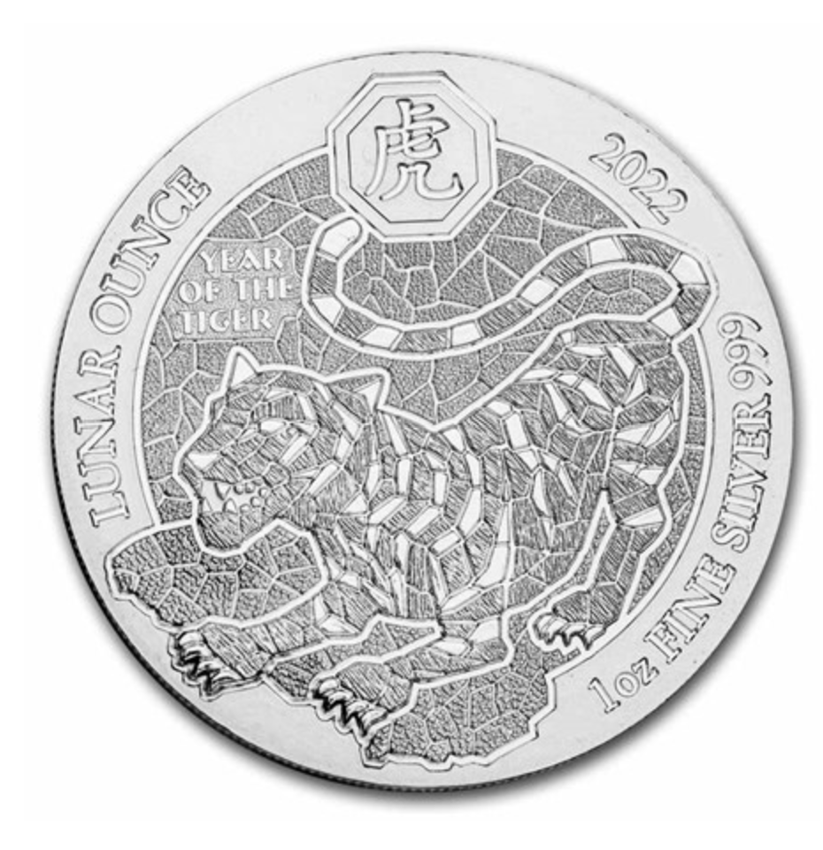 ラスベガス 限定トークン 純銀 .999 YEAR OF THE TIGER 2022 Rwanda Year of the Tiger 1 oz .999 silver coin sealed | eBay