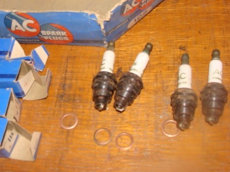 ac delco 106 nos spark plugs set of four ford t a 