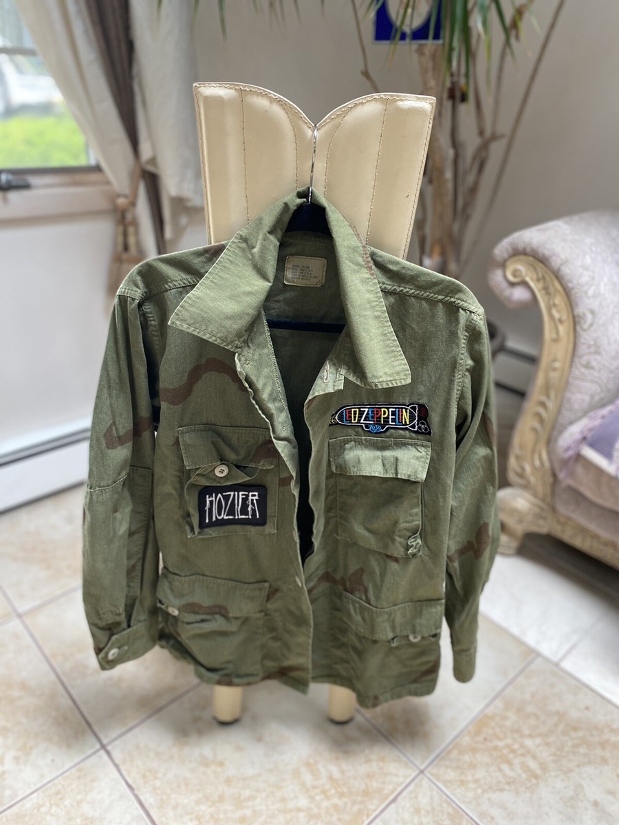 Premium Surplus Camo Army Jacket (Patches) Size Medium Led Zeppelin’s Band Premium Surplus Camo Army Jacket (Patches) Size Medium Led Zeppelin’s Band