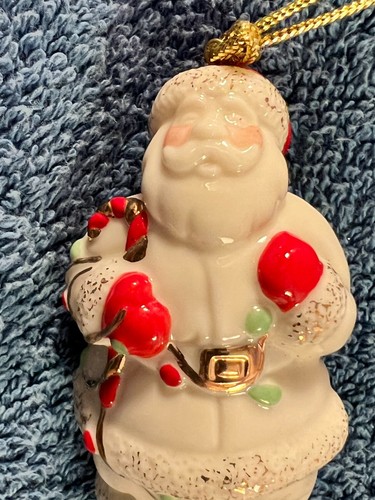 Christmas ornament Lenox Santa claus with candy cane MAX6336 - Picture 2 of 6