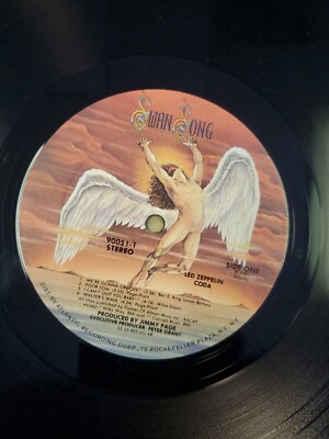 LED ZEPPELIN Coda SWAN SONG LP embossed matte gatefold | eBay
