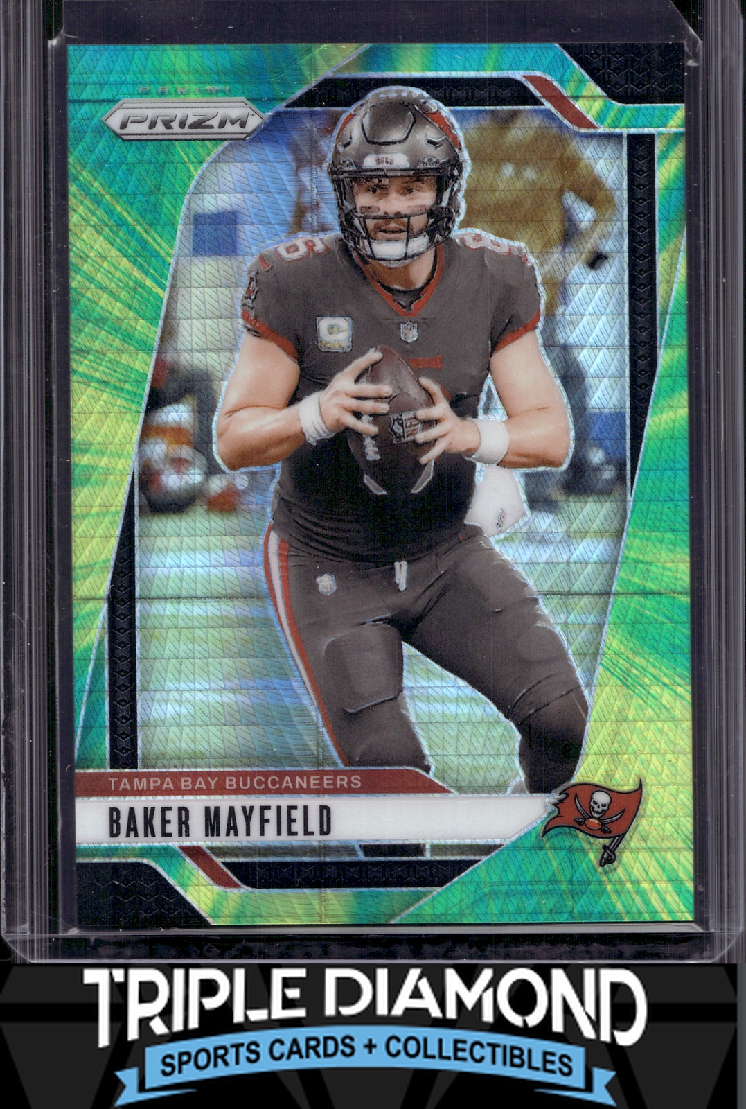 2024 Panini Prizm Baker Mayfield Hyper Prizm #/180 Buccaneers R139