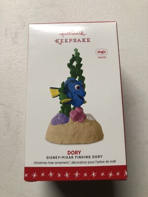 2016 Hallmark Finding Nemo Dory Disney Christmas ornament Magic Sound 